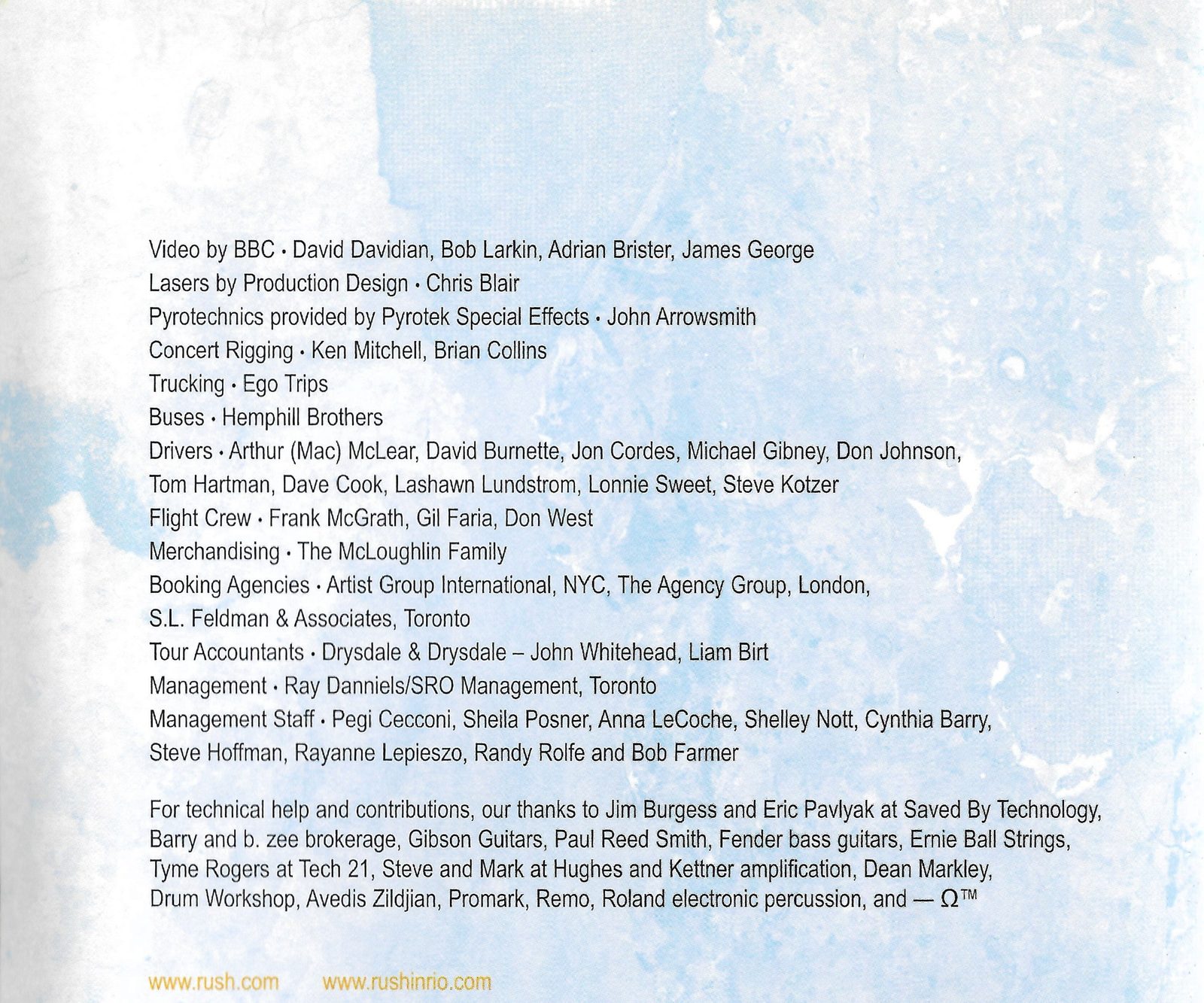 Pg11 credits
